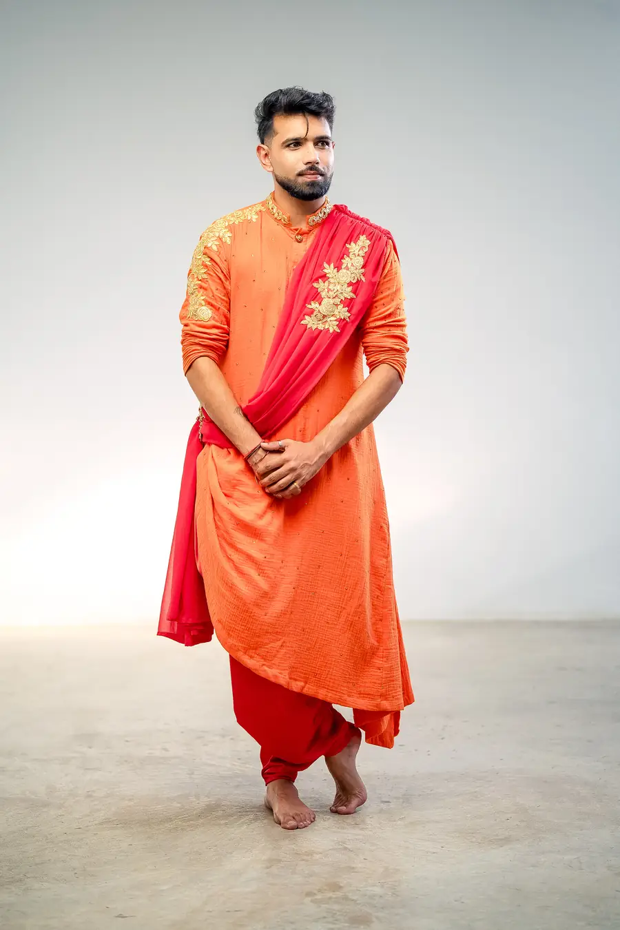 Jitesh Ranchod in performance dress